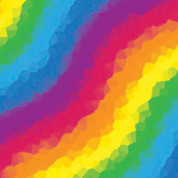 Duck Tape Prints - Rainbow, 1.88" x 10 yds close-up