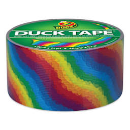 Duck Tape Prints - Rainbow, 1.88" x 10 yds side of roll
