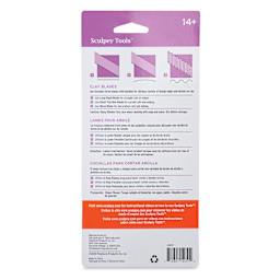 Sculpey Tools Clay Blades back of packaging