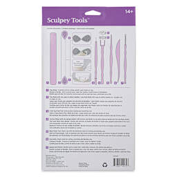 Sculpey Essential Tool Kit back of packaging