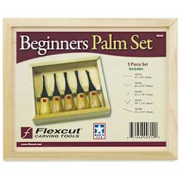 Flexcut Beginners Palm Set - Set of 5 - front of packaging