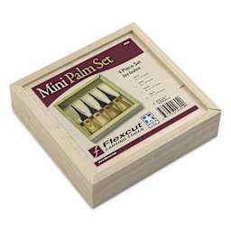 Flexcut Mini Palm-Sized Carving Tools - Set of 4 - packaging laying flat