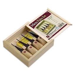 Flexcut Micro Palm-Sized Carving Tools - Set of 4 - contents