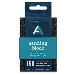 Art Alternatives Sanding Block - Front of package of Medium/Coarse Grit Sanding Block