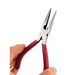 Excel Blades Needle Nose Pliers with Side Cutter, open