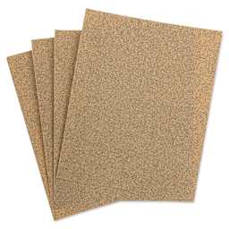 3M General Purpose Sandpaper - Pkg of 4, Course Grit 60-D, 9" x 11"