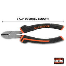 GreatNeck Diagonal Pliers - 7-1/2" - dimensions