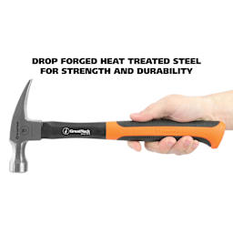 GreatNeck Fiberglass Straight Claw Hammer - drop forged heat treated steel