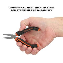 GreatNeck Flat Nose Hobby Pliers - drop forged heat treated steel