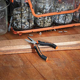 GreatNeck Flat Nose Hobby Pliers - on workbench