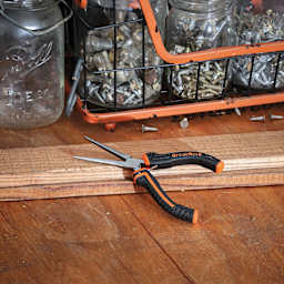 GreatNeck Long Nose Hobby Pliers - on workbench