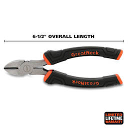 GreatNeck Diagonal Pliers - 6-1/2" - dimensions