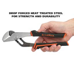 GreatNeck Groove Joint Pliers - drop forged heat treated steel