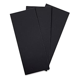 Art Alternatives Sandpaper - Three Fine Texture sheets shown in upright fan
