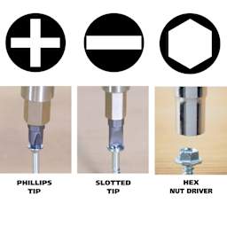 GreatNeck 6-in-1 Screwdriver different tips
