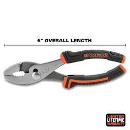 GreatNeck Slip Joint Pliers - dimensions