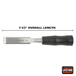 GreatNeck Wood Chisel - 3/4" - 7-1/2" overall length