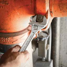 GreatNeck Adjustable Wrench securing bolt