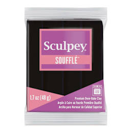 Sculpey Souffle - Poppy Seed, 1.7 oz Bar front of packaging