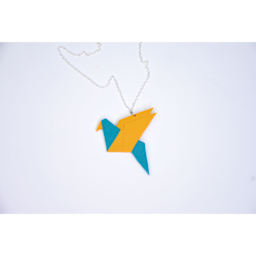 Sculpey Souffle - Honey Mustard, 1.7 oz Bar finished pendant example