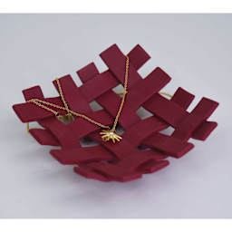 Sculpey Souffle - Cabernet, 1.7 oz Bar finished braided bowl example