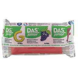 DAS Junior Air-Dry Clay - Front view of package of Red clay