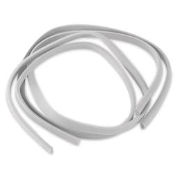 SKS Props HD-Foam Dowels - Components of 2 pc Package of 10mm Half Round dowels shown