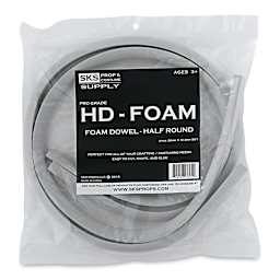 SKS Props HD-Foam Dowels, Pkg of 2 - Half Round, 20 mm - front of packaging