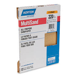 Norton Sandpaper - 25 Sheets, 9" x 11", Extra Fine, 220 grit