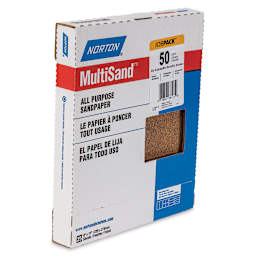 Norton Sandpaper - 25 Sheets, 9" x 11", Extra Coarse, 50 grit