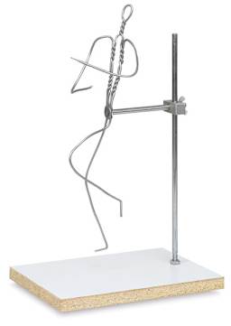 Wire Armatures with Bases - 12" Figure Armature shown