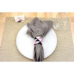 Sculpey Tools Mosaic Cutters - Finished Napkin Ring made from triangle mosaics