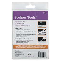 Sculpey Silk Screen - Florals (back of package)