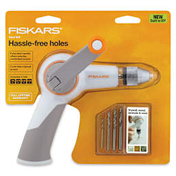 Fiskars Hand Drill - front of packaging