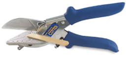 Midwest Products Easy Cutters - Side view of cutter showing wood strip cut at angle