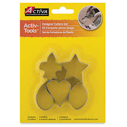 Activa Activ-Tools Clay Cutter Sets - Front of Blister package of Designer Set
