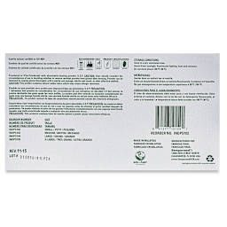 Glove Pack - X-Large, Latex, Powdered, Pkg of 100 - back of box