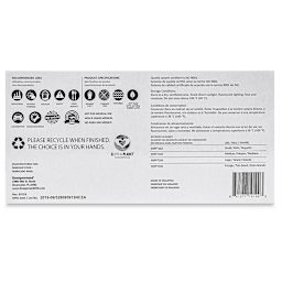 Glove Pack - Medium, Nitrile, Powder-Free, Pkg of 100 - back of box