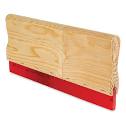 Blick Urethane Squeegee - 12", 60-65 Durometer - angled