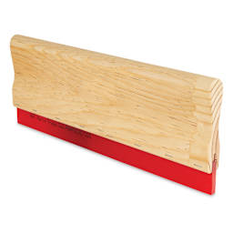 Blick Urethane Squeegee - 16", 60-65 Durometer - angled