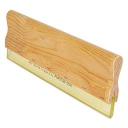 Blick Standard Squeegee - 14", 50-55 Durometer - angled view