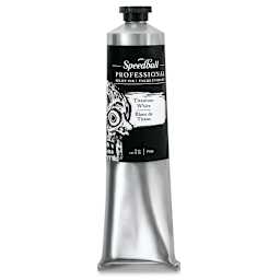 Speedball Professional Relief Ink - Titanium White, 5 oz, Tube