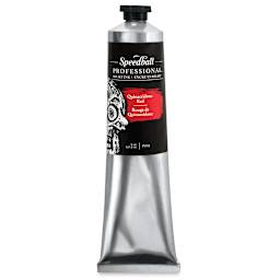 Speedball Professional Relief Ink - Front of 5 oz Quinacridone Red Tube