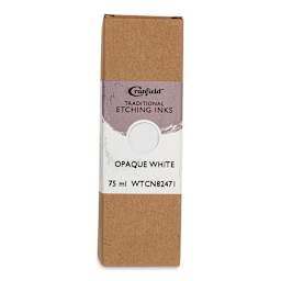 Cranfield Traditional Etching Ink - Opaque White, 75 ml - front of packaging