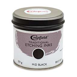 Cranfield Traditional Etching Ink - Mid Black, 250 g - front