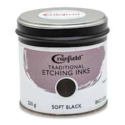 Cranfield Traditional Etching Ink - Soft Black, 250 g - front