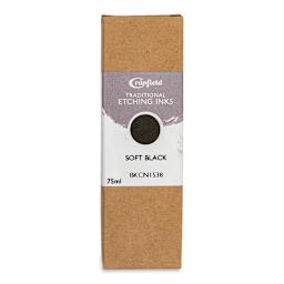 Cranfield Traditional Etching Ink - Soft Black, 75 ml - front of packaging