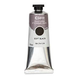 Cranfield Traditional Etching Ink - Soft Black, 75 ml - front