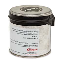 Cranfield Traditional Etching Ink - Scarlet, 250 g - back