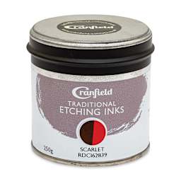 Cranfield Traditional Etching Ink - Scarlet, 250 g - front